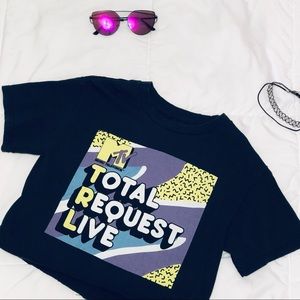 Vintage looking MTV crop top